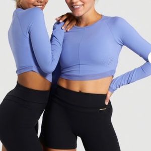 Gymshark x Whitney Simmons long sleeve crop top